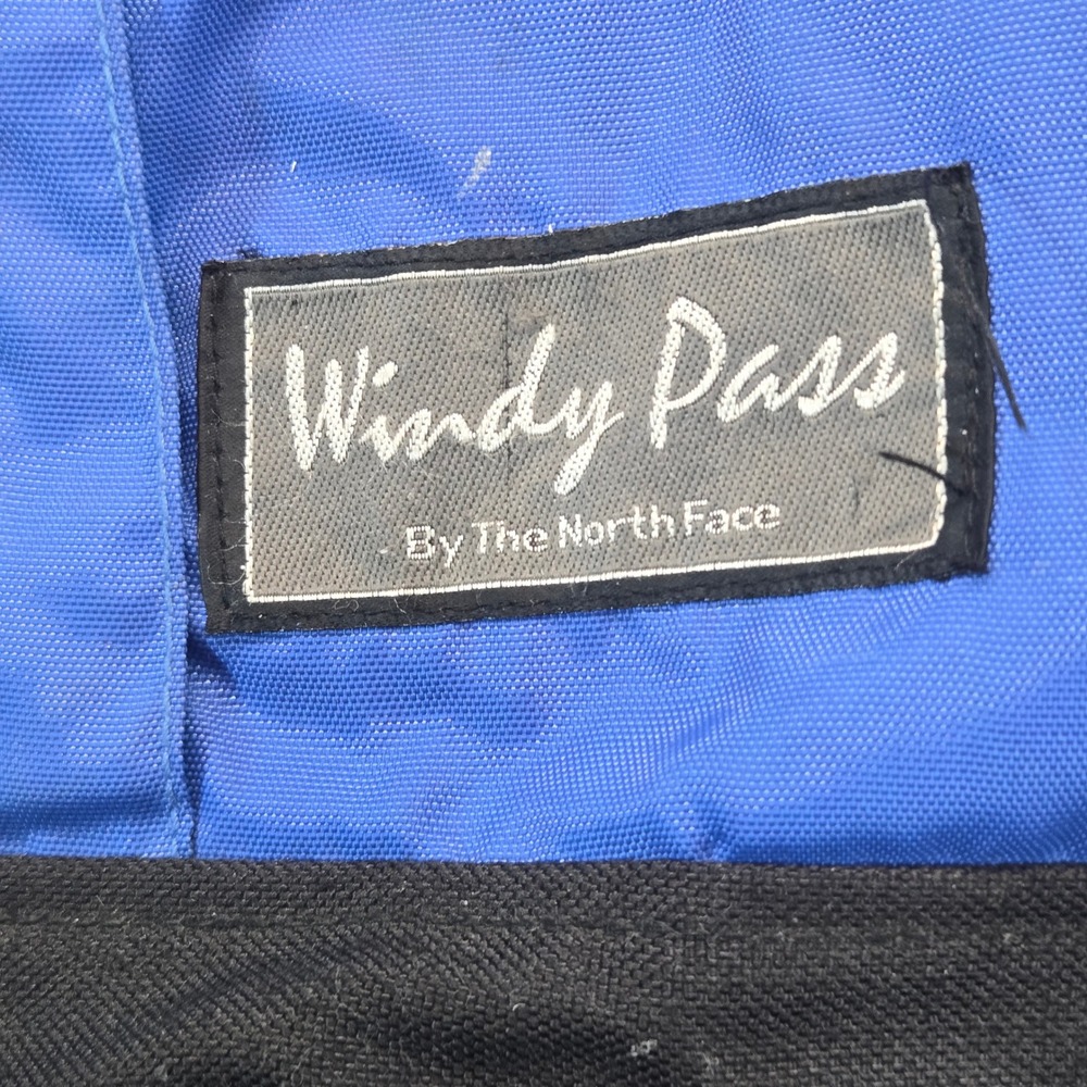 Vintage Windy Pass by The North Face Backpack Blue Black Daypack Gorpcore Rare